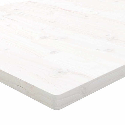 vidaXL Desk Top White 100x50x2.5 cm Solid Wood Pine 6