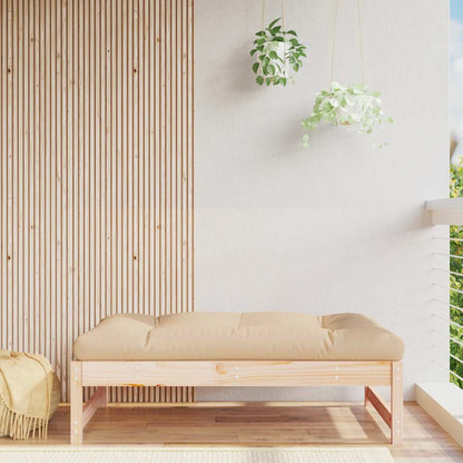 vidaXL Garden Footstool 120x80 cm Solid Wood Pine 1
