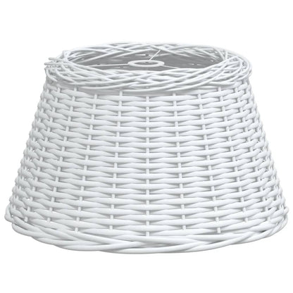 vidaXL Ceiling Lamp Shade White Ø50x30 cm Wicker 2