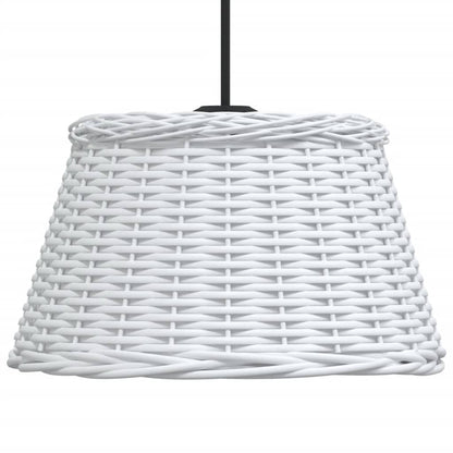 vidaXL Ceiling Lamp Shade White Ø50x30 cm Wicker 4