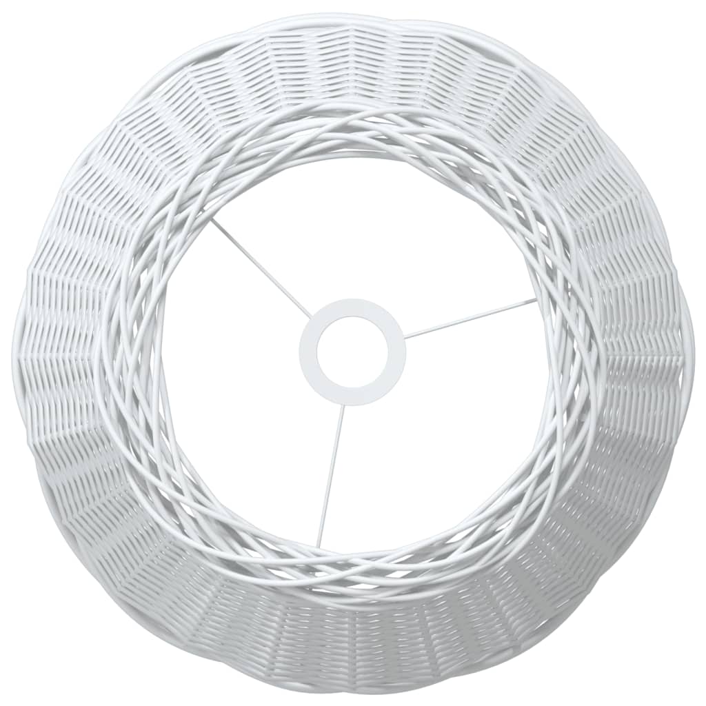 vidaXL Ceiling Lamp Shade White Ø50x30 cm Wicker 5