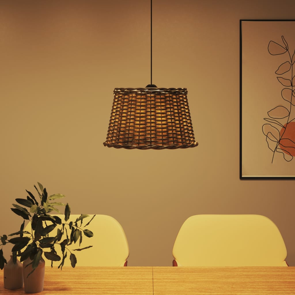 Ceiling Lamp Shade Wicker Brown Ø 45 x 28 cm