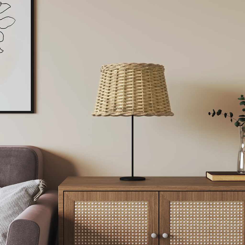 vidaXL Lamp Shade Brown Ø45x28 cm Wicker 1