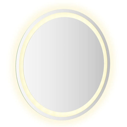 vidaXL LED Bathroom Mirror 60 cm Round 4