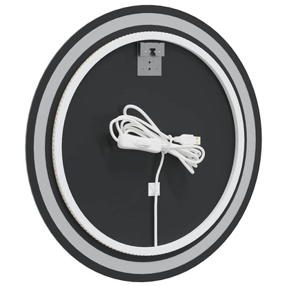 vidaXL LED Bathroom Mirror 60 cm Round 6