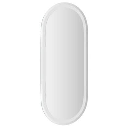 vidaXL LED Bathroom Mirror 80x35 cm Oval 5