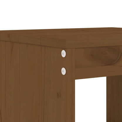 Garden Dining Solid Wood Pine Honey brown