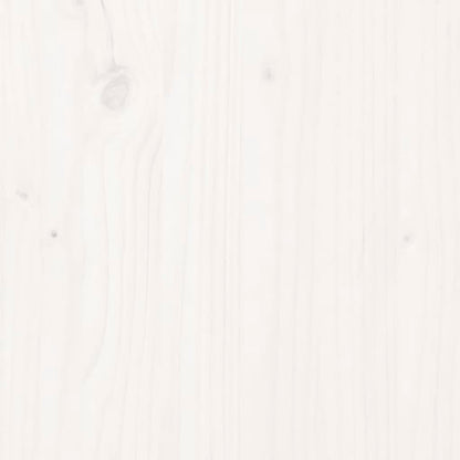 vidaXL Table Top White 100x50x2.5 cm Solid Wood Pine Oval 6