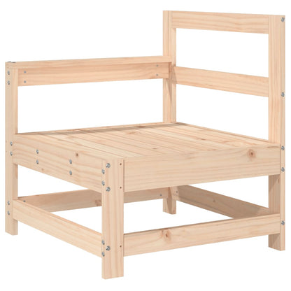 3 Piece Garden Lounge Set Solid Wood Pine Untreated Pinewood 3-seater sofa