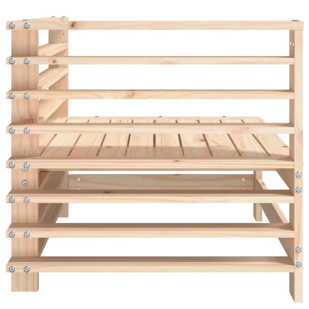 vidaXL Garden Corner Sofa Solid Wood Pine 4