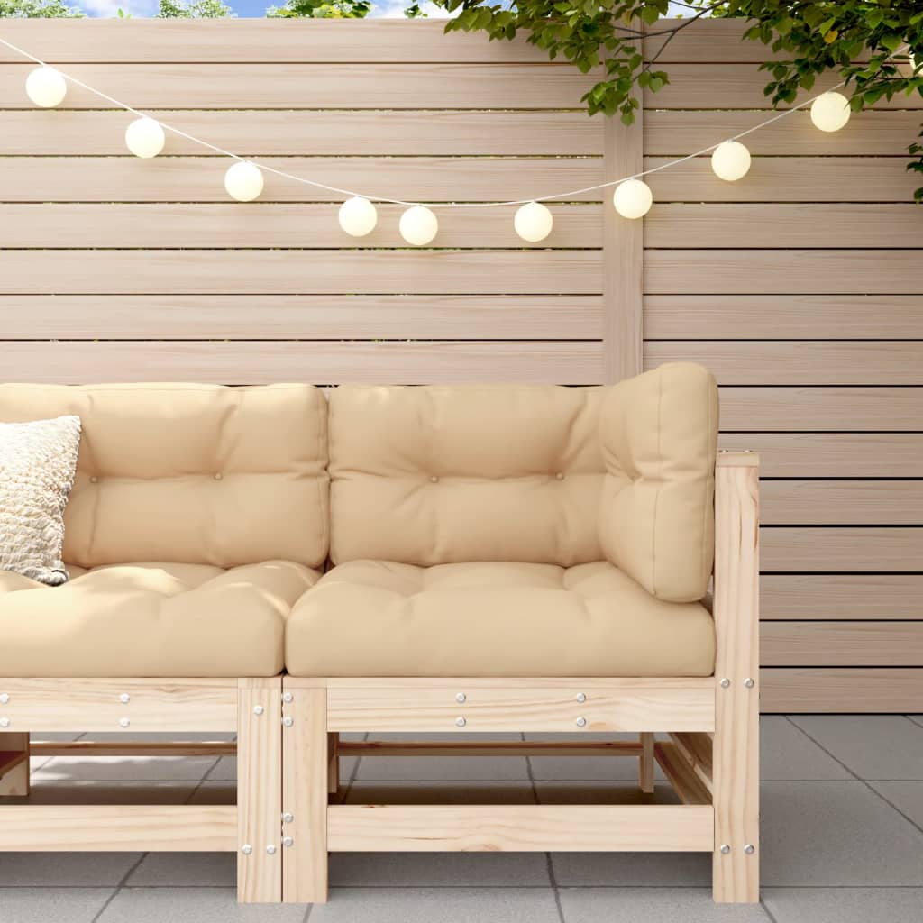 vidaXL Garden Corner Sofa Solid Wood Pine 1