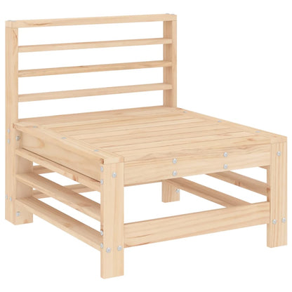 vidaXL Garden Middle Sofa Solid Wood Pine 2