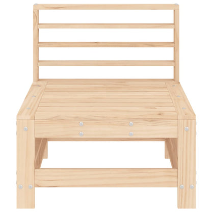 vidaXL Garden Middle Sofa Solid Wood Pine 3