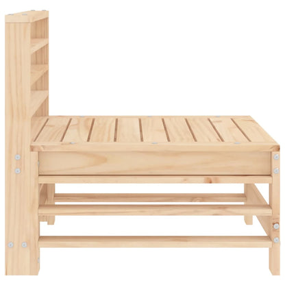 vidaXL Garden Middle Sofa Solid Wood Pine 4