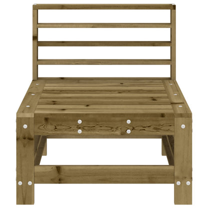 vidaXL Garden Middle Sofa Impregnated Wood Pine 3