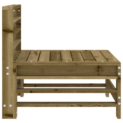 vidaXL Garden Middle Sofa Impregnated Wood Pine 5