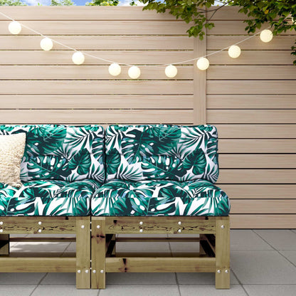 vidaXL Garden Middle Sofa Impregnated Wood Pine 1