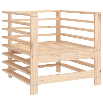 vidaXL Garden Chairs 2 pcs Solid Wood Pine 3