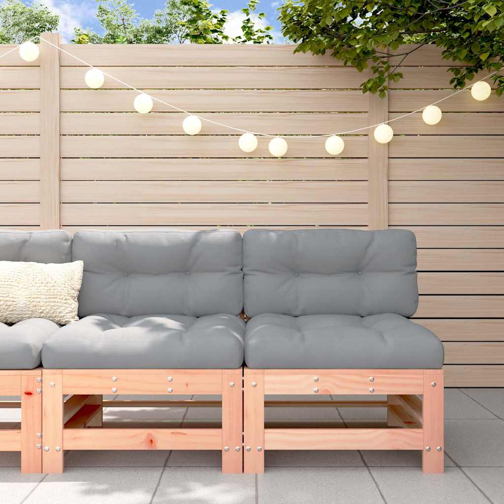 vidaXL Garden Middle Sofas 2 pcs Solid Wood Pine Middle Sofa (2 pcs)