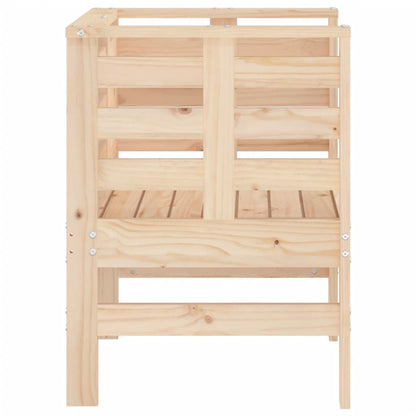 vidaXL Garden Chairs 2 pcs 61.5x53x71 cm Solid Wood Pine 6