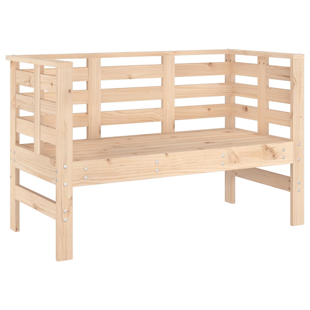 vidaXL Garden Bench 111.5x53x71 cm Solid Wood Pine 2