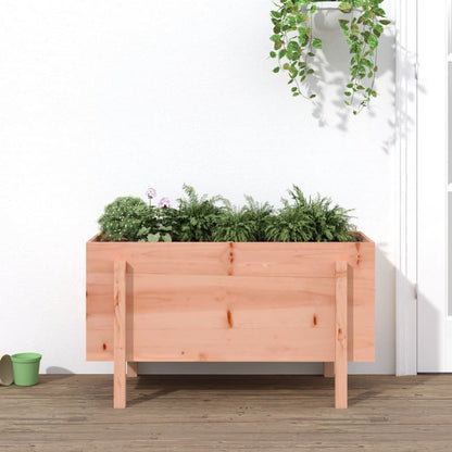 Garden Raised Bed Solid Wood Pine Depth 50 cm Natural douglas 101 cm