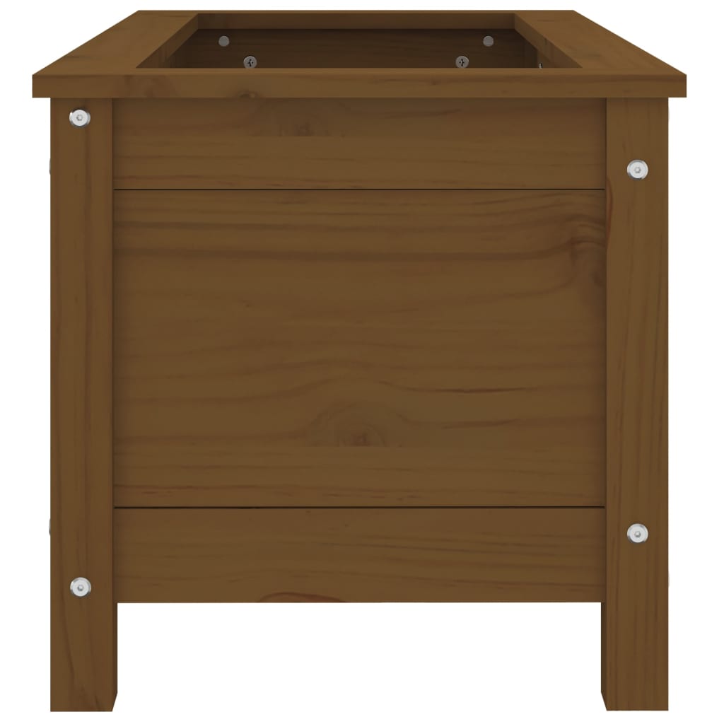 vidaXL Garden Planter Honey Brown 82.5x40x39 cm Solid Wood Pine 6