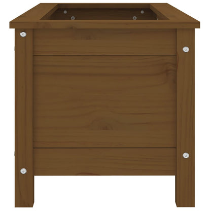 vidaXL Garden Planter Honey Brown 82.5x40x39 cm Solid Wood Pine 6