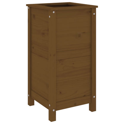 vidaXL Garden Planter Honey Brown 40x40x78 cm Solid Wood Pine 6