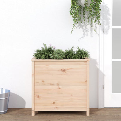 vidaXL Garden Planter Solid Wood Pine Depth 40 cm Height 78 cm