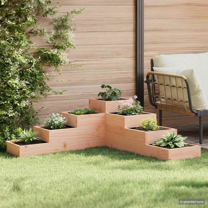 vidaXL Garden Planter 4-Tier Solid Wood Pine