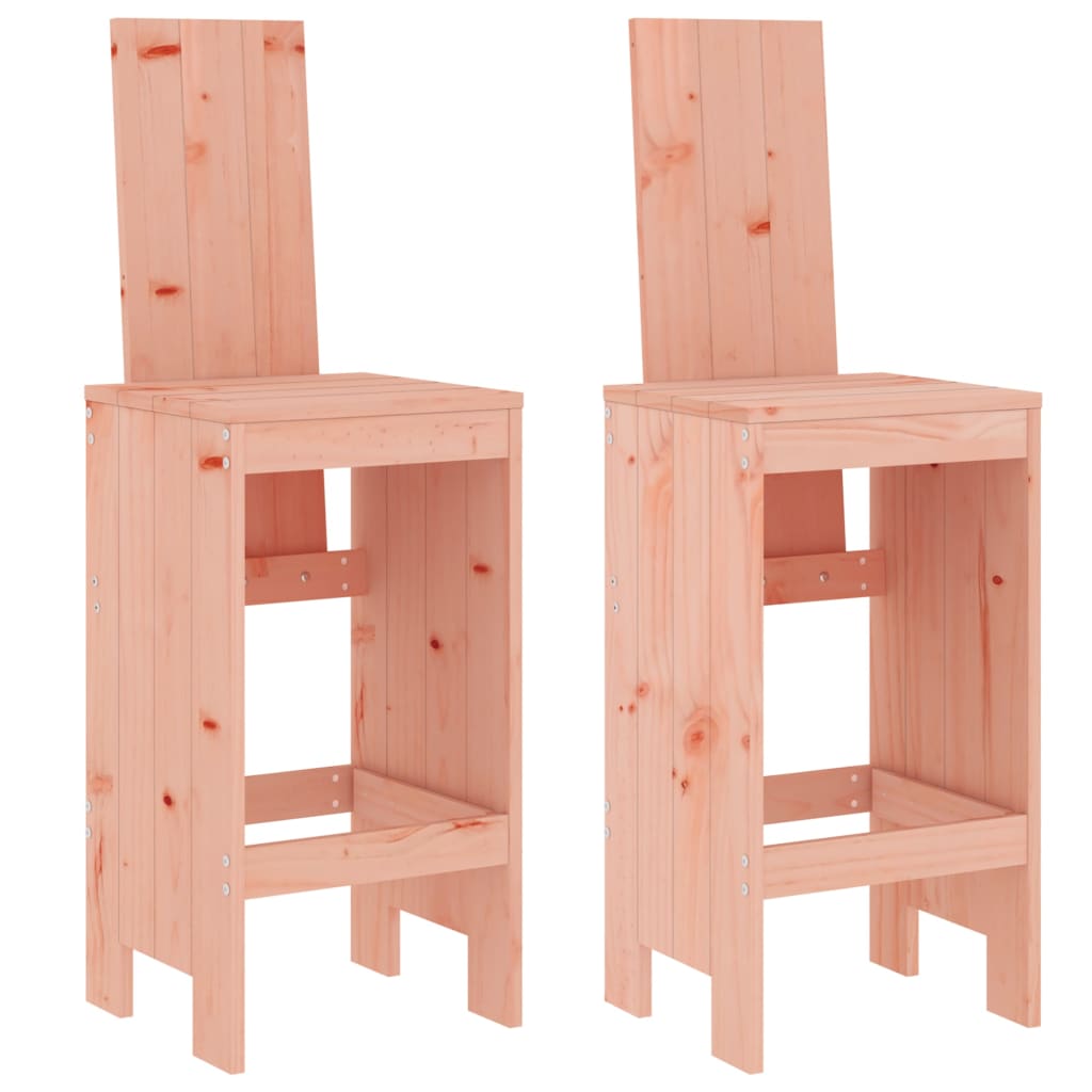 vidaXL Bar Stools 2 pcs 40x42x120 cm Solid Wood Douglas 2