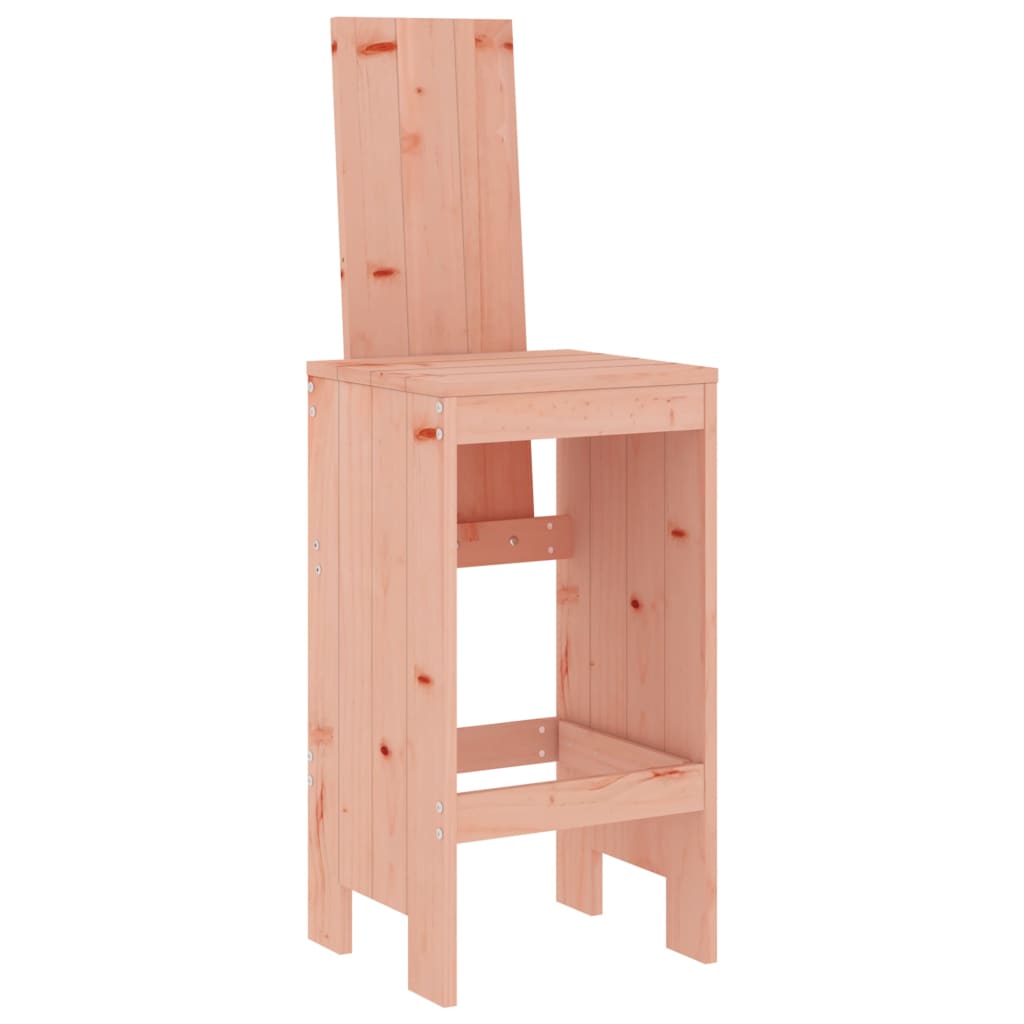 vidaXL Bar Stools 2 pcs 40x42x120 cm Solid Wood Douglas 3