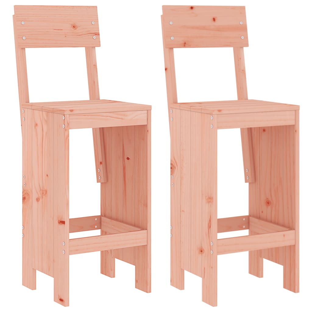 vidaXL Bar Stools 2 pcs 40x48.5x115.5 cm Solid Wood Douglas 2