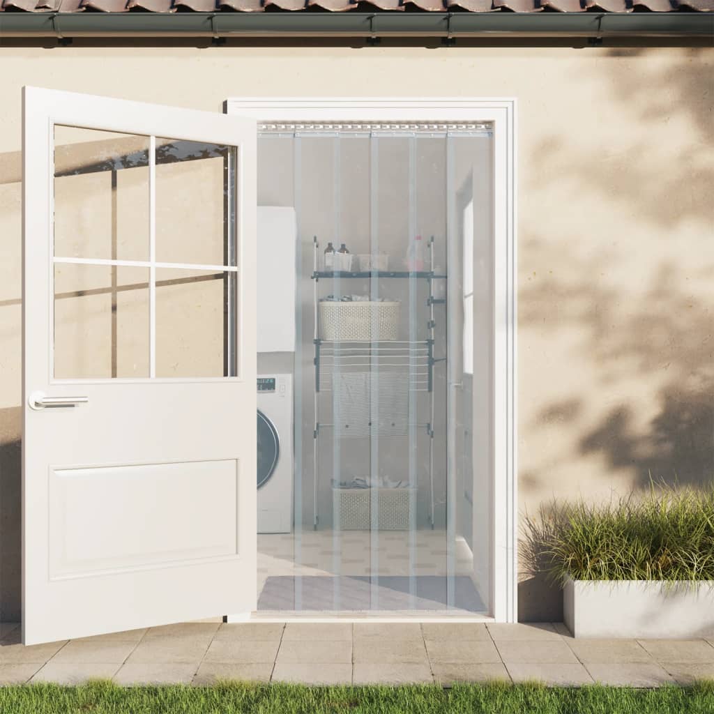 vidaXL Door Curtain 200 mmx1.6 10 m PVC