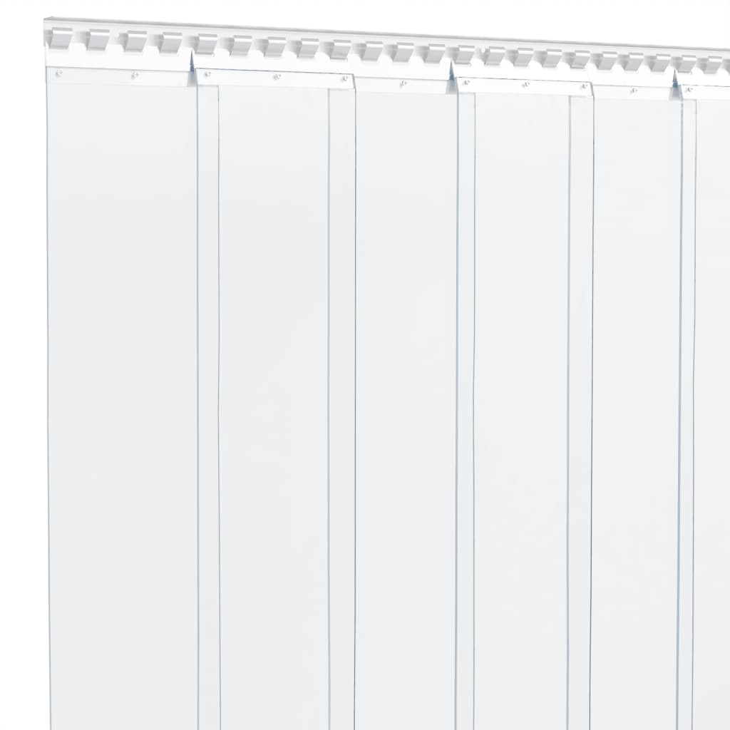 vidaXL Door Curtain Transparent 300 mmx2.6 mm 10 m PVC 3