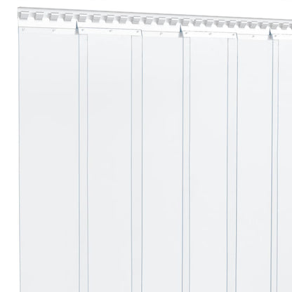 vidaXL Door Curtain Transparent 300 mmx2.6 mm 10 m PVC 3