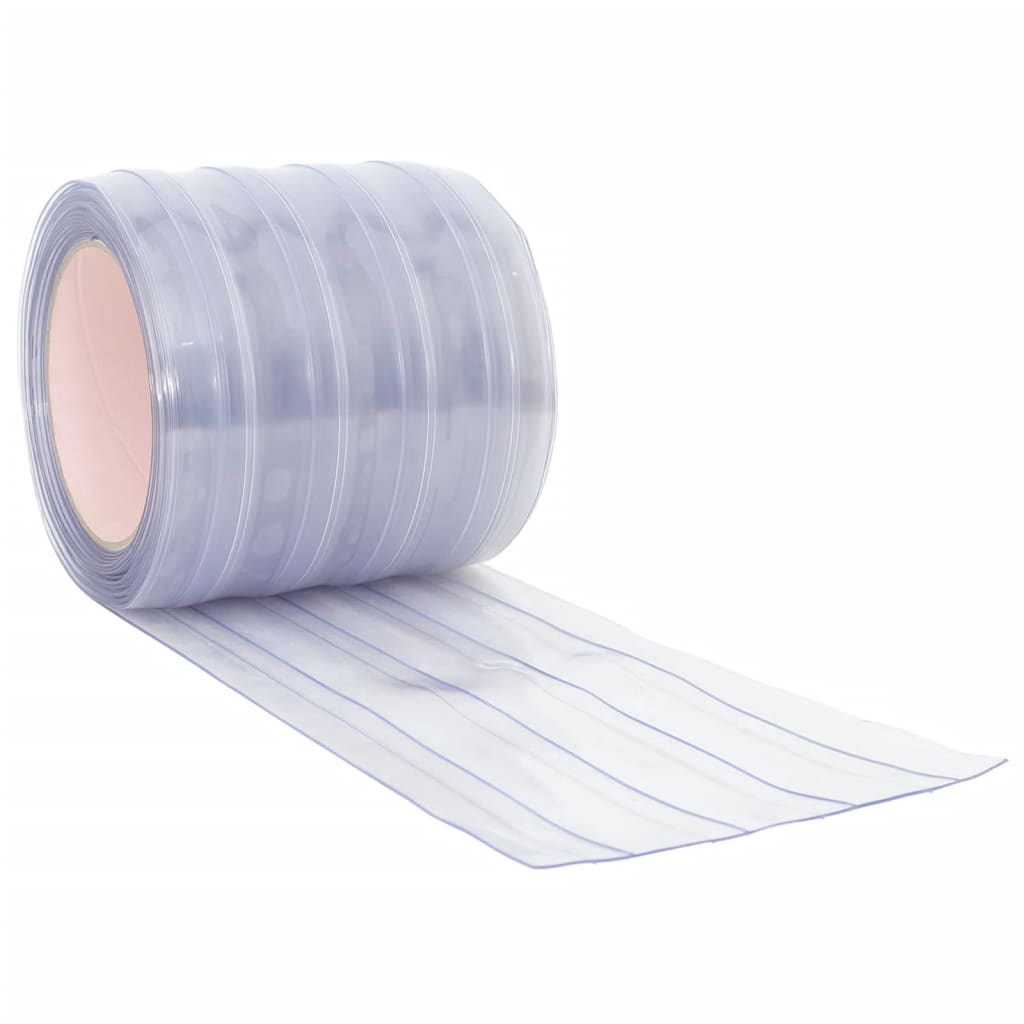 vidaXL Door Curtain Transparent 200 mmx1.6 mm 25 m PVC 4