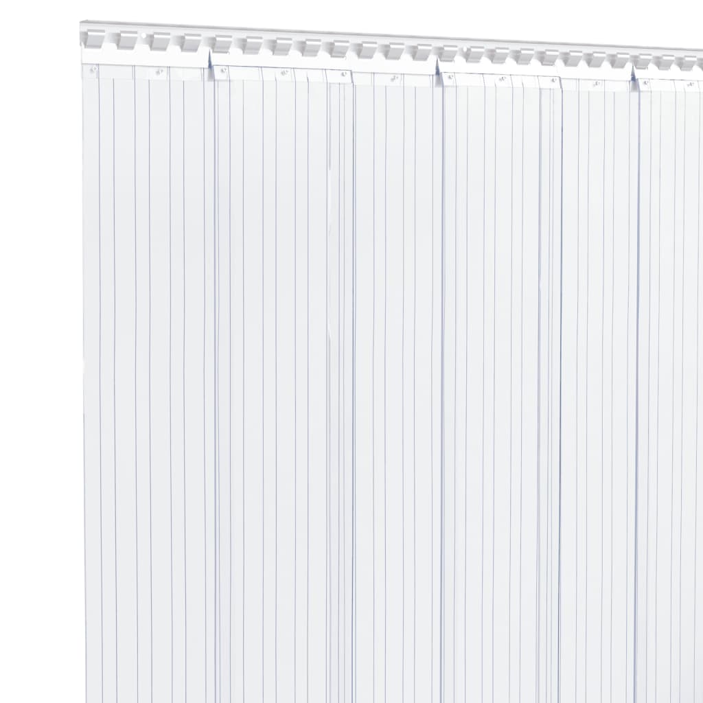 vidaXL Door Curtain Transparent 300 mmx2.6 mm 10 m PVC 3