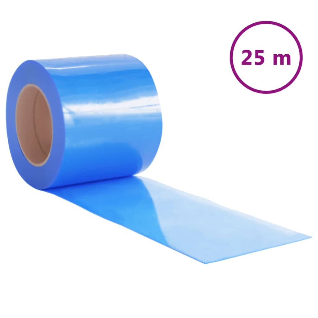 vidaXL Door Curtain Blue 200 mmx1.6 mm 25 m PVC 2