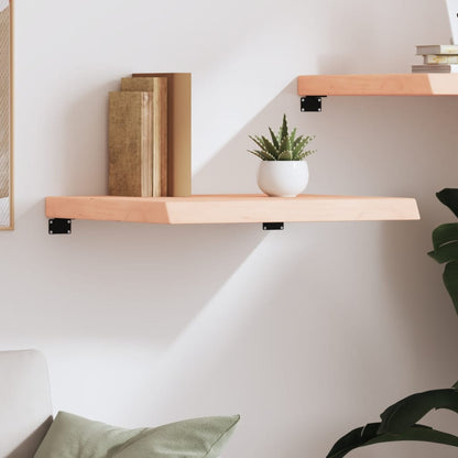 vidaXL Wall Shelf 60x50x(2-6) cm Untreated Solid Wood Oak 3