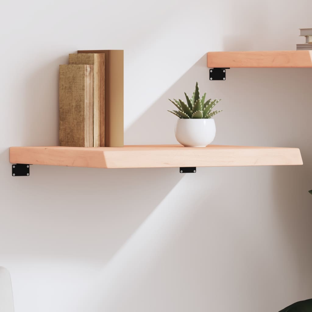 vidaXL Wall Shelf 60x50x(2-6) cm Untreated Solid Wood Oak 1