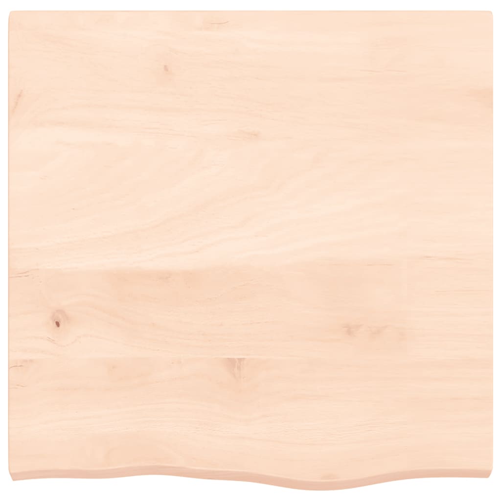 vidaXL Wall Shelf 60x60x(2-4) cm Untreated Solid Wood Oak 4
