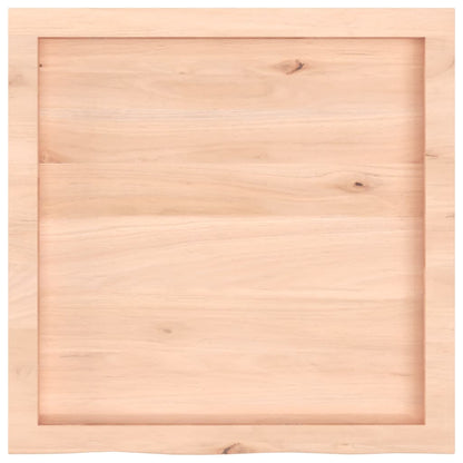 vidaXL Wall Shelf 60x60x(2-4) cm Untreated Solid Wood Oak 5