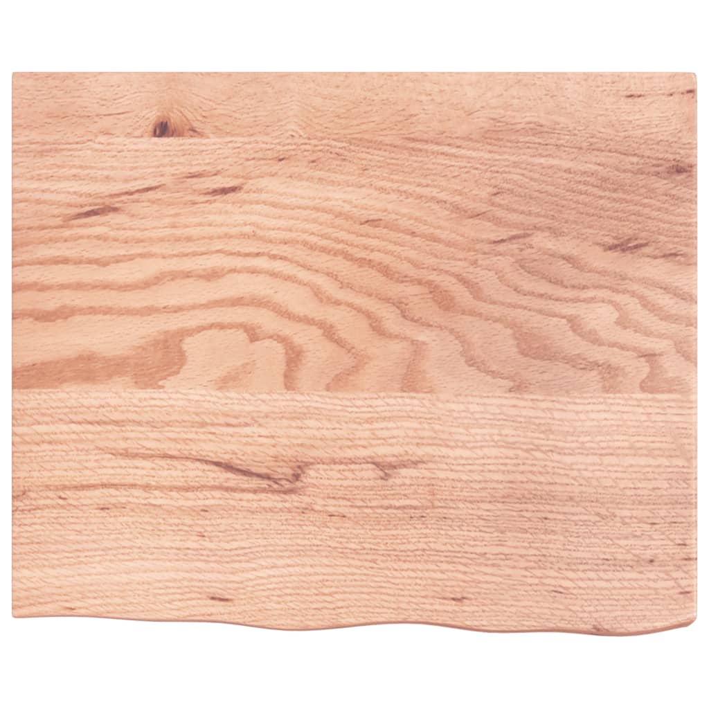 vidaXL Wall Shelf Light Brown 60x50x(2-6) cm Treated Solid Wood Oak 5