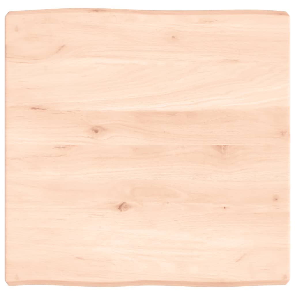 vidaXL Table Top 60x60x(2-6) cm Untreated Solid Wood Live Edge 2