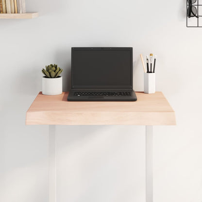 vidaXL Table Top 60x60x(2-6) cm Untreated Solid Wood Live Edge 3