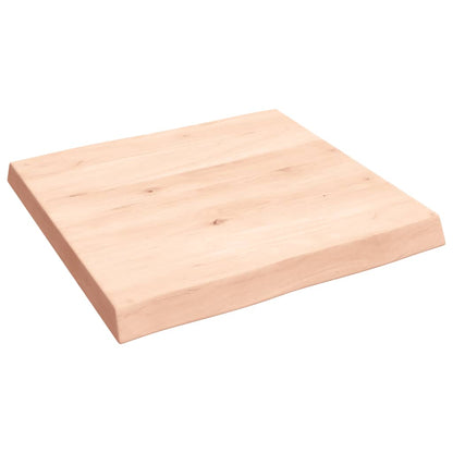vidaXL Table Top 60x60x(2-6) cm Untreated Solid Wood Live Edge 4