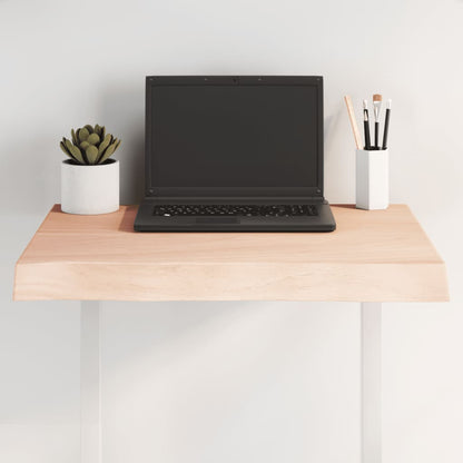 vidaXL Table Top 60x60x(2-6) cm Untreated Solid Wood Live Edge 1