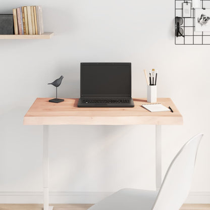 vidaXL Table Top 80x60x(2-4) cm Untreated Solid Wood Live Edge 3